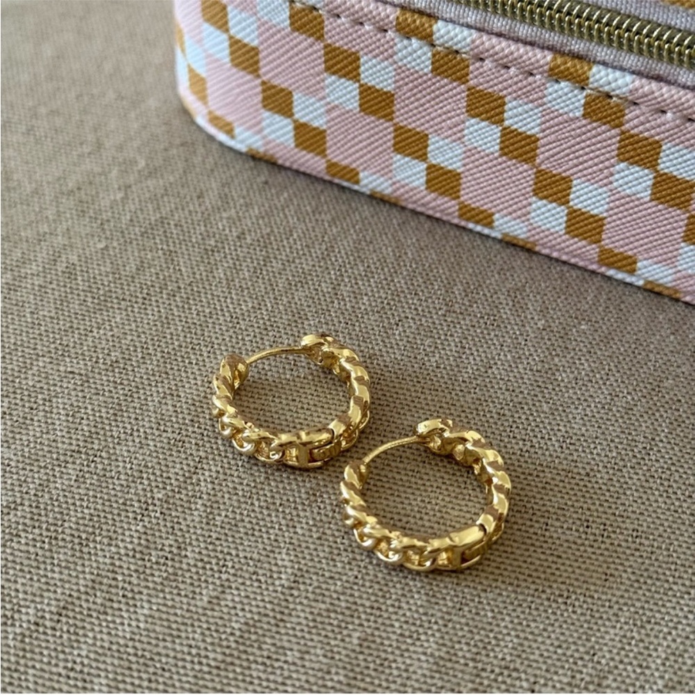 14KT Gold Plated Small Hoop Earrings